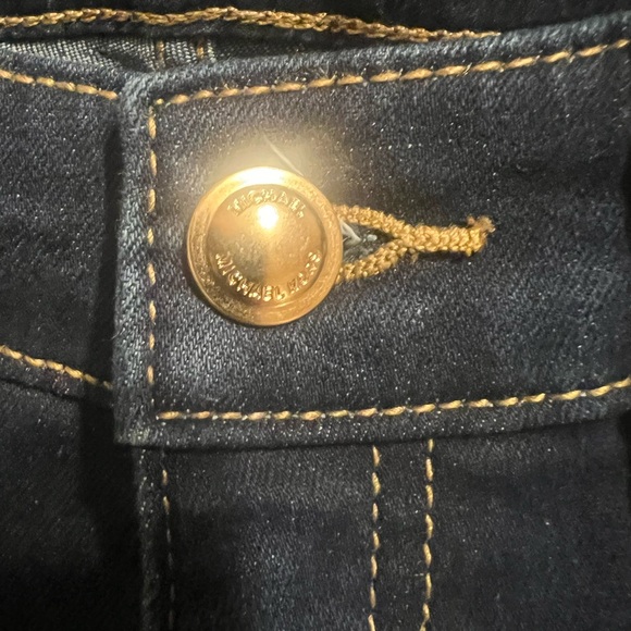 NWOT Michael Kors Women's Dark Blue Flare Jeans Size 2 - Picture 5 of 6